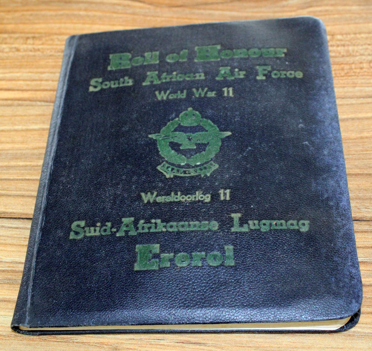 WW2 SAAF Roll of Honour book