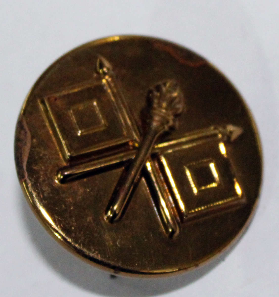 US Army Signals collar disk