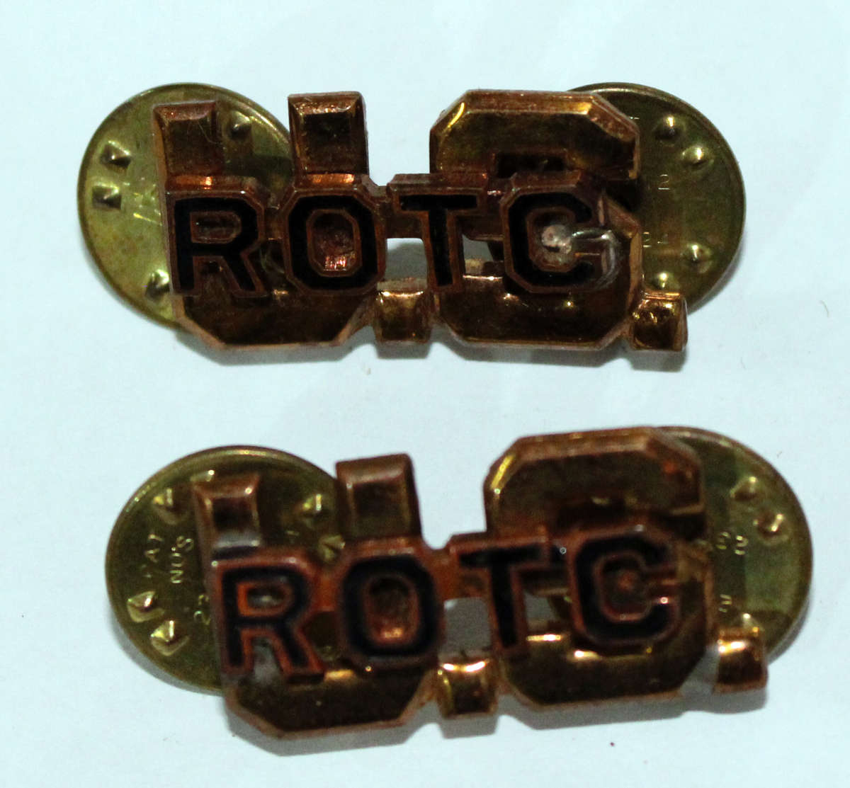 US Army ROTC pair of badges