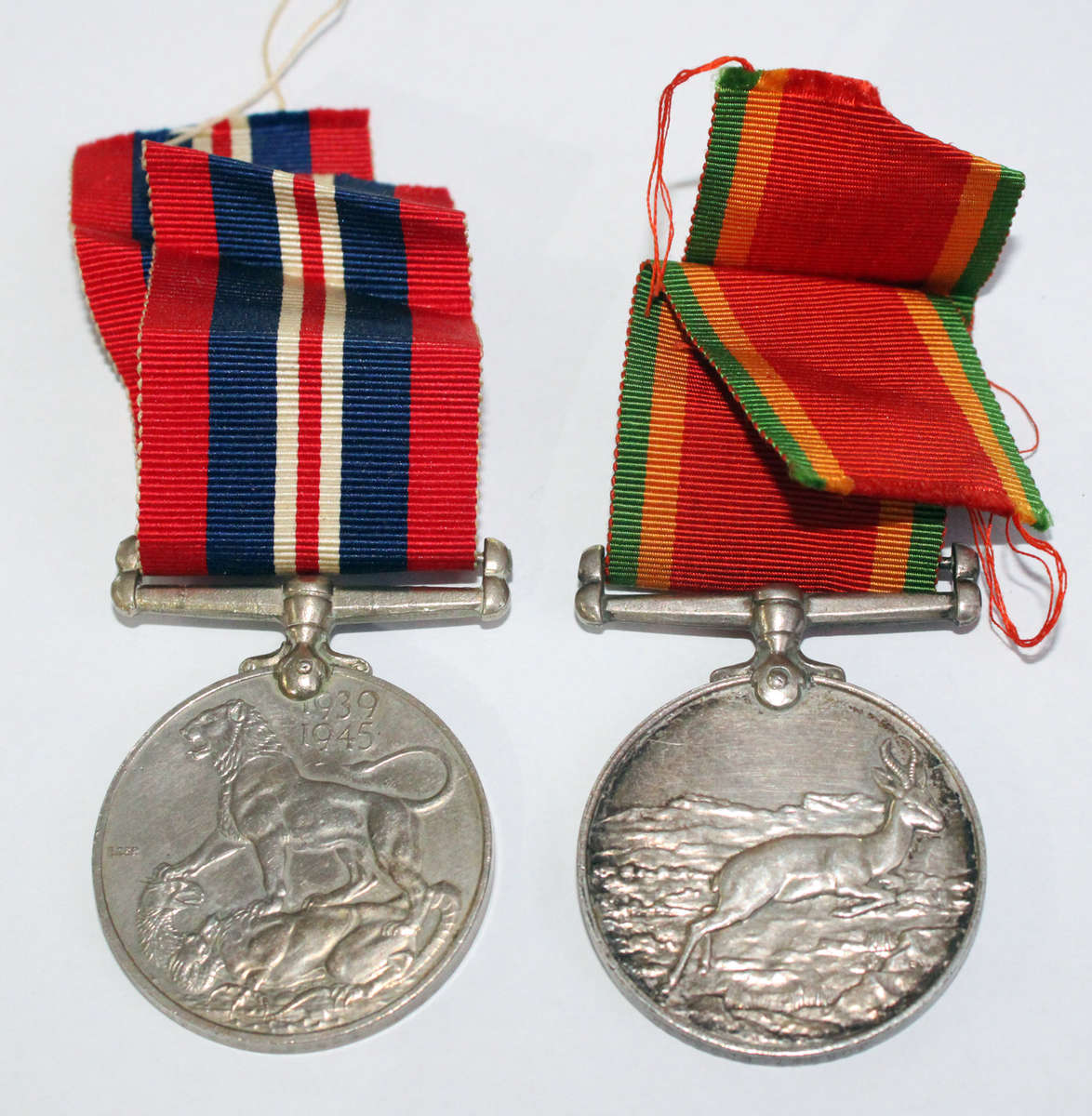 WW2 Medal pair -Voortrekkerhoogte HQ