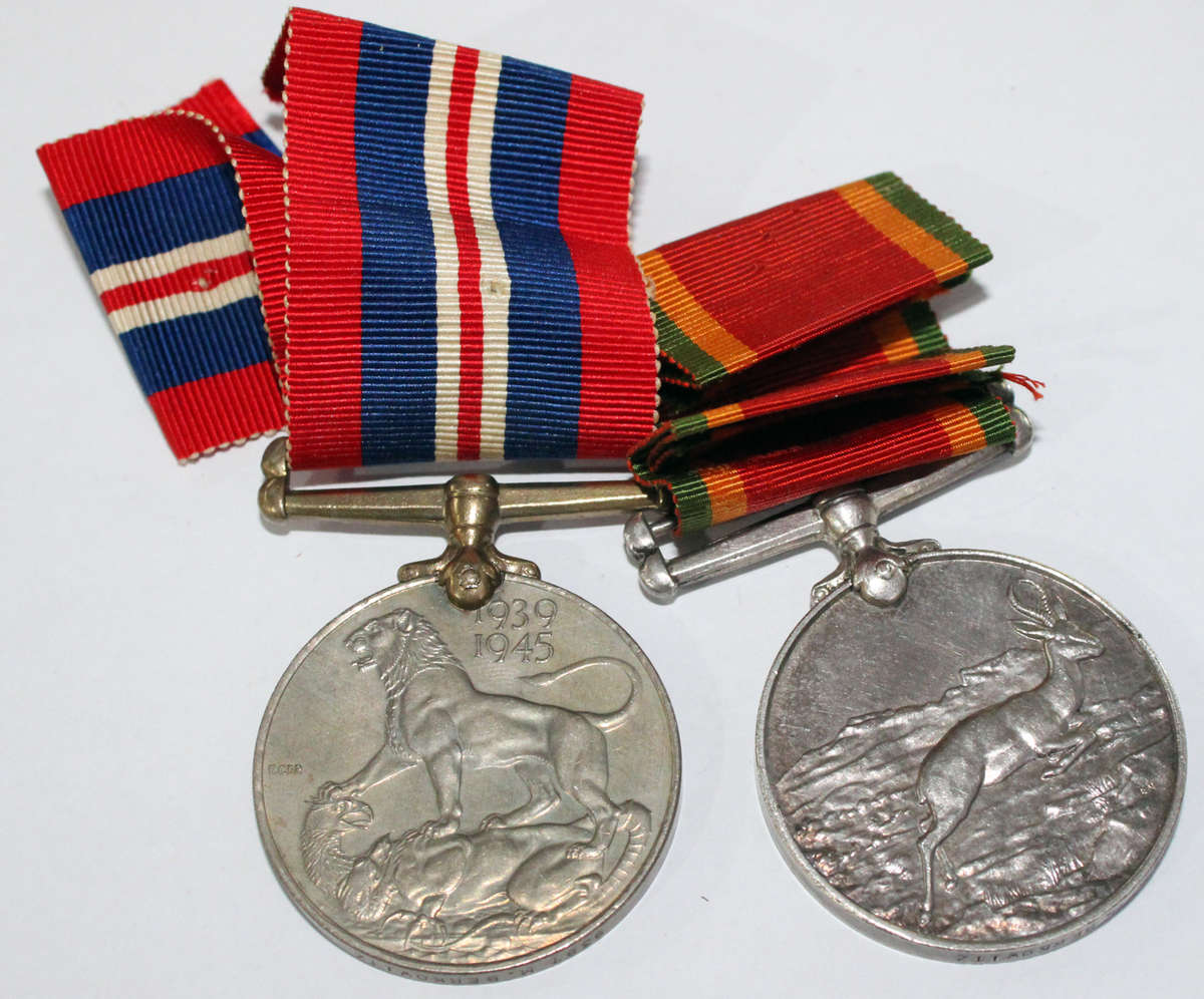 WW2 Medal pair -Die Middelanse Regiment