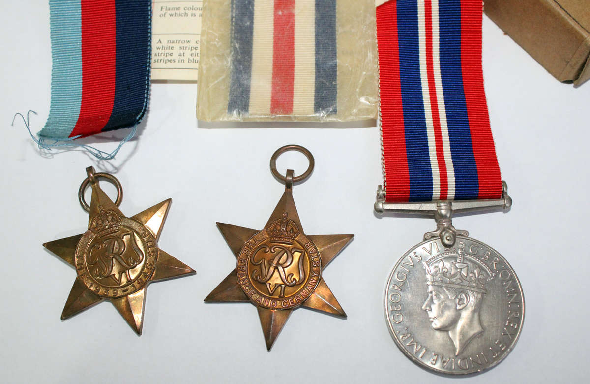WW2 British medal group with original box
