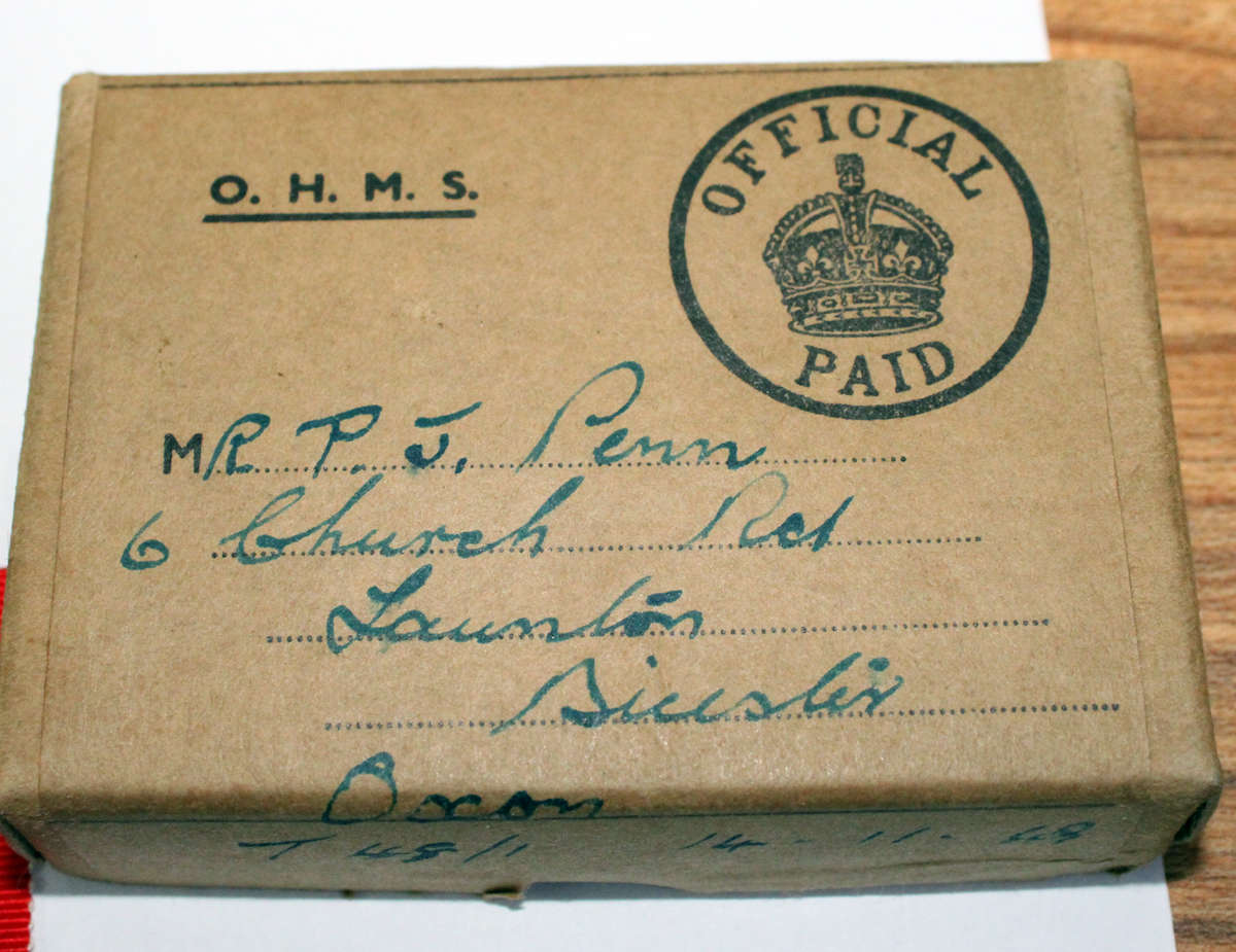 WW2 British medal group with original box