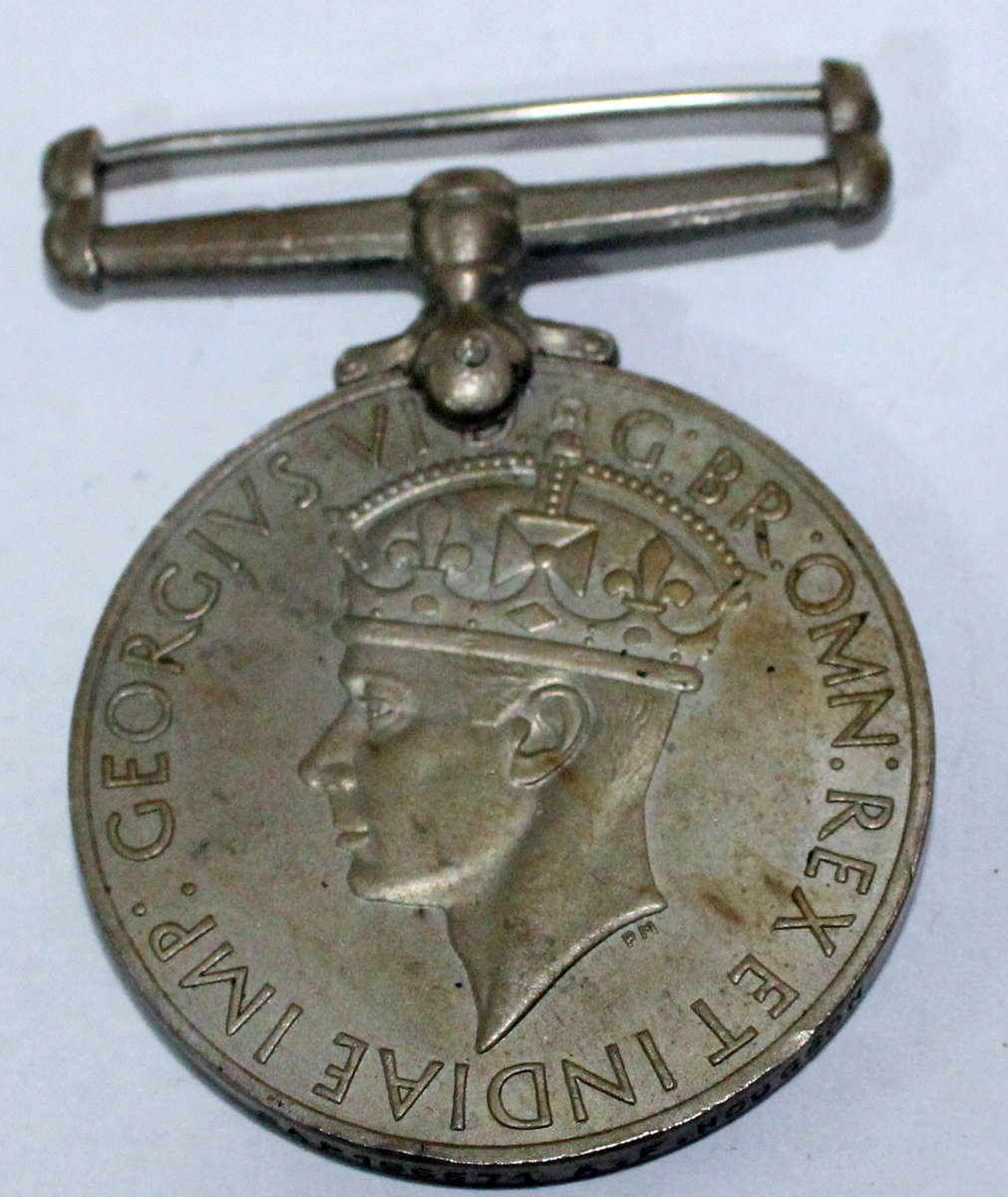 British War Medal 1939-1945 SAP196571 AF Hodgson