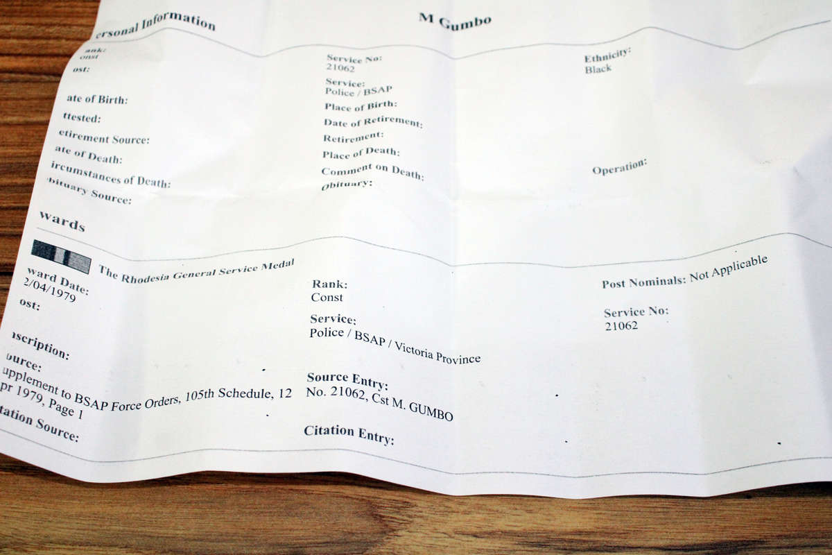 Full sized Rhodesian GSM -CONST Gumbo