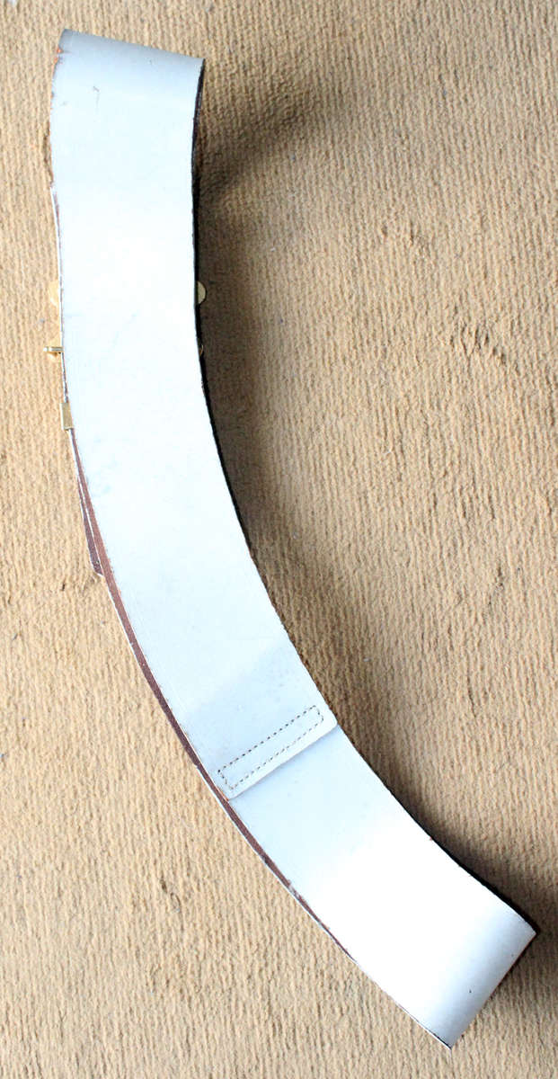 SADF white leather parade sash