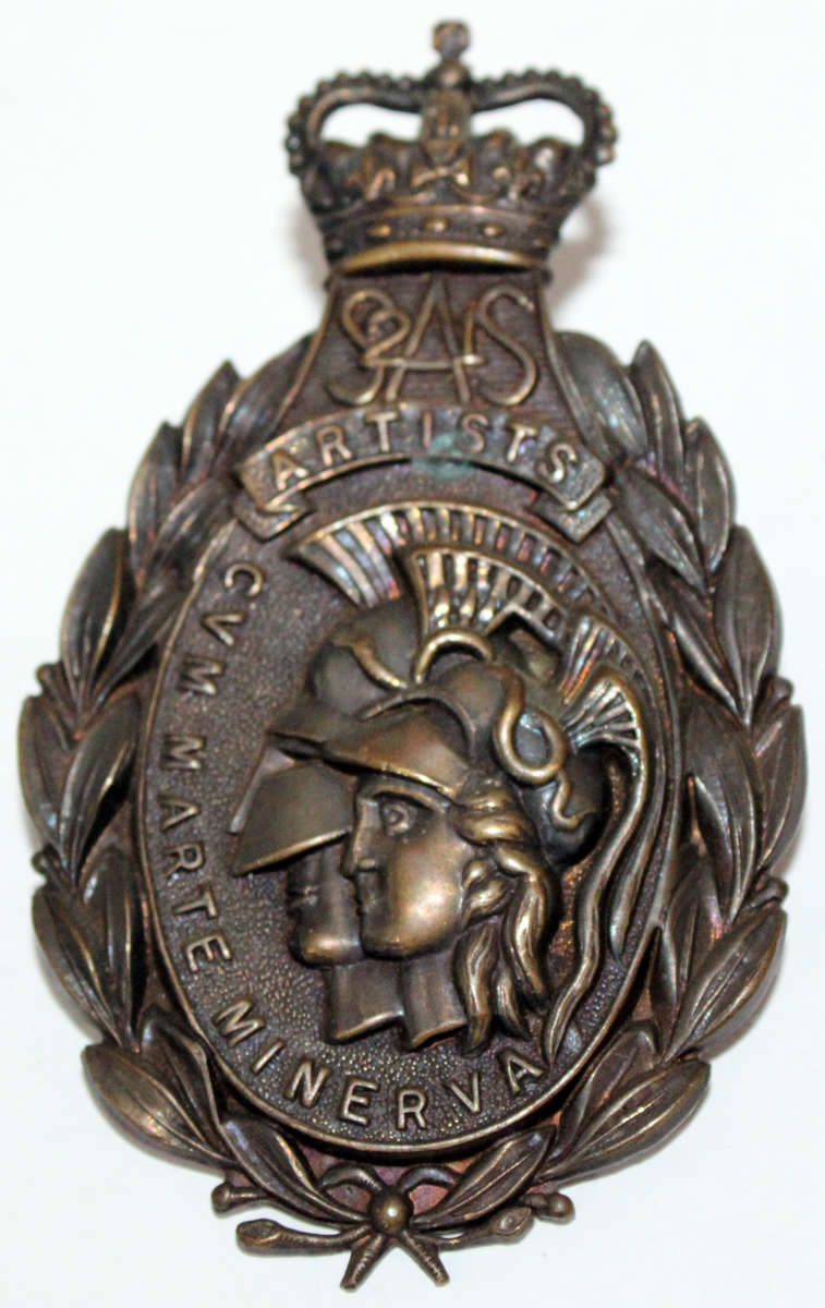 21 SAS Artist's Rifles helmet badge