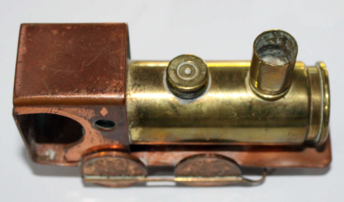 Rhodesian Trench Art train