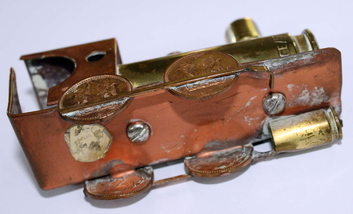 Rhodesian Trench Art train