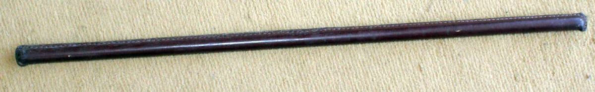 Leather bound swagger stick
