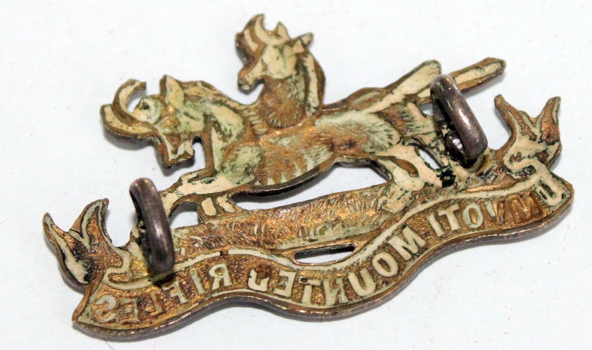 Umvoti Mounted Rifles collar badge