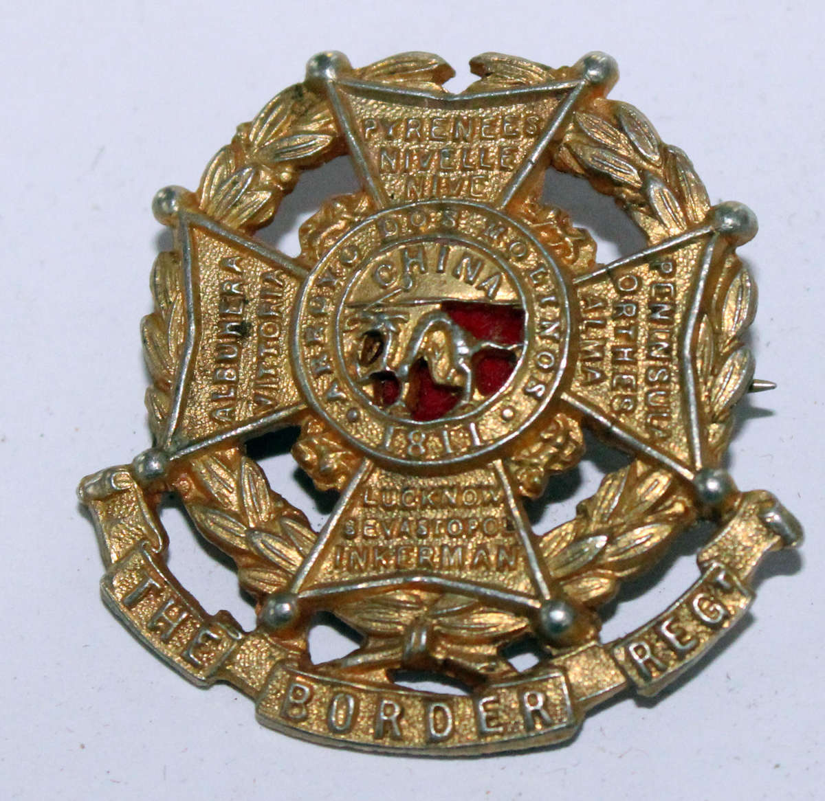 Border Regiment Sweetheart brooch