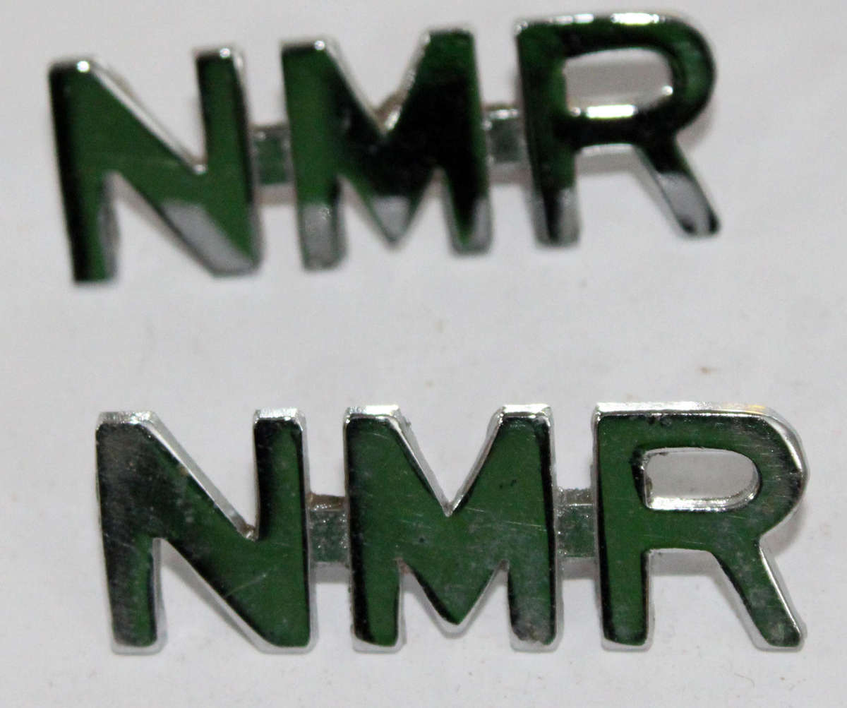 Natal Mounted Rifles pair of shoulder titles