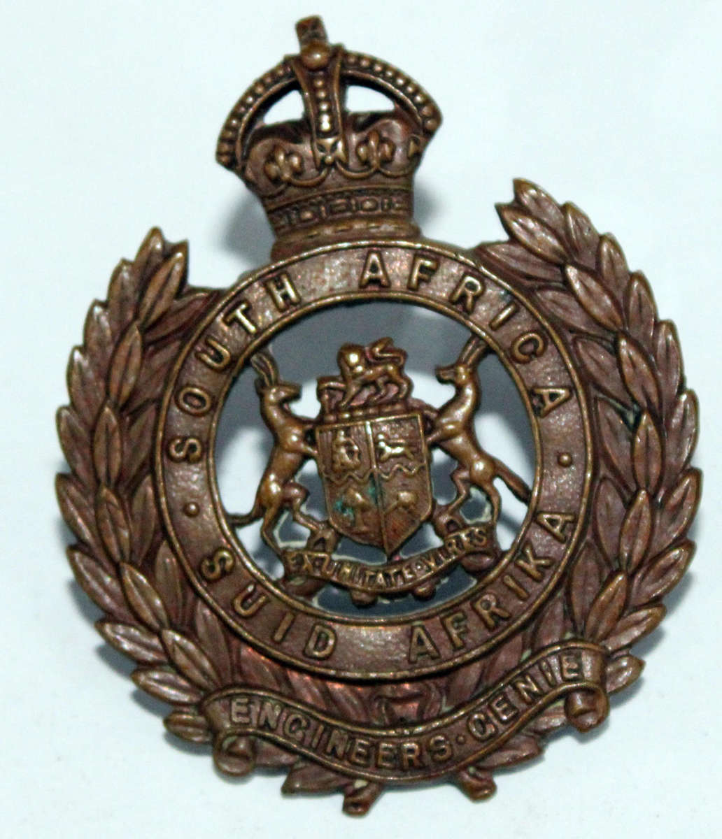 SA Engineering Corps Cap badge WW2