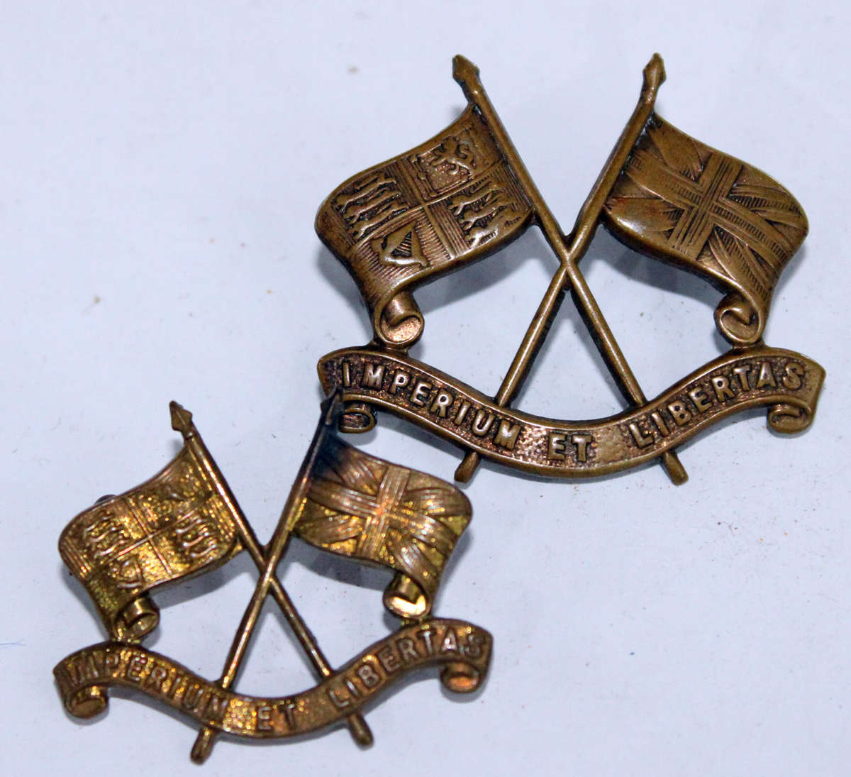 Imperial Light Horse cap and collar badge