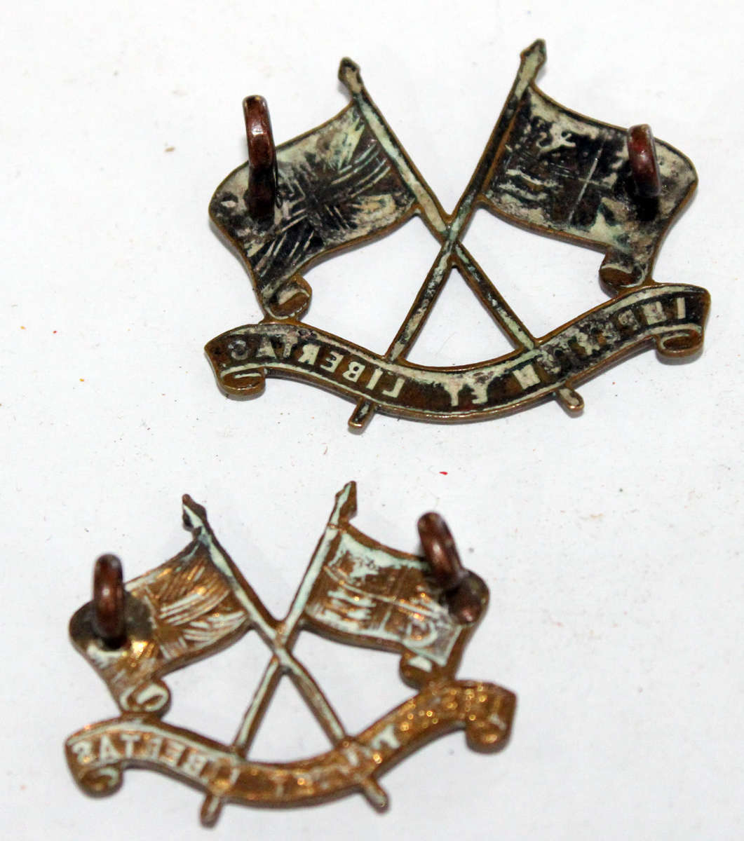 Imperial Light Horse cap and collar badge
