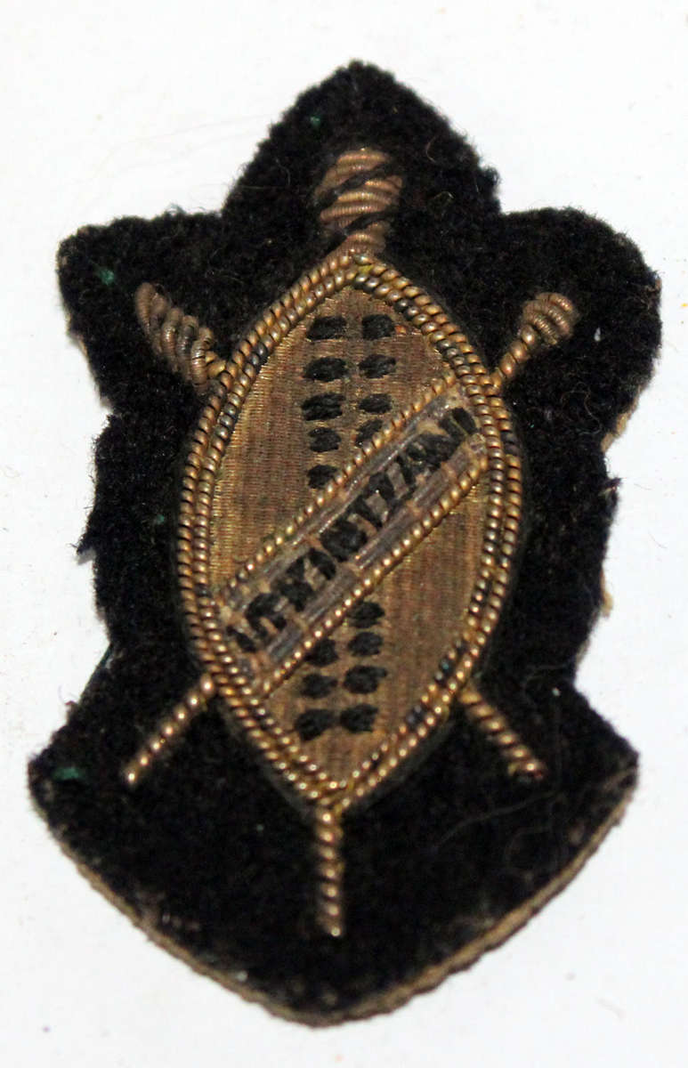 Prince Alfred's Guard officer's bullion wire badge