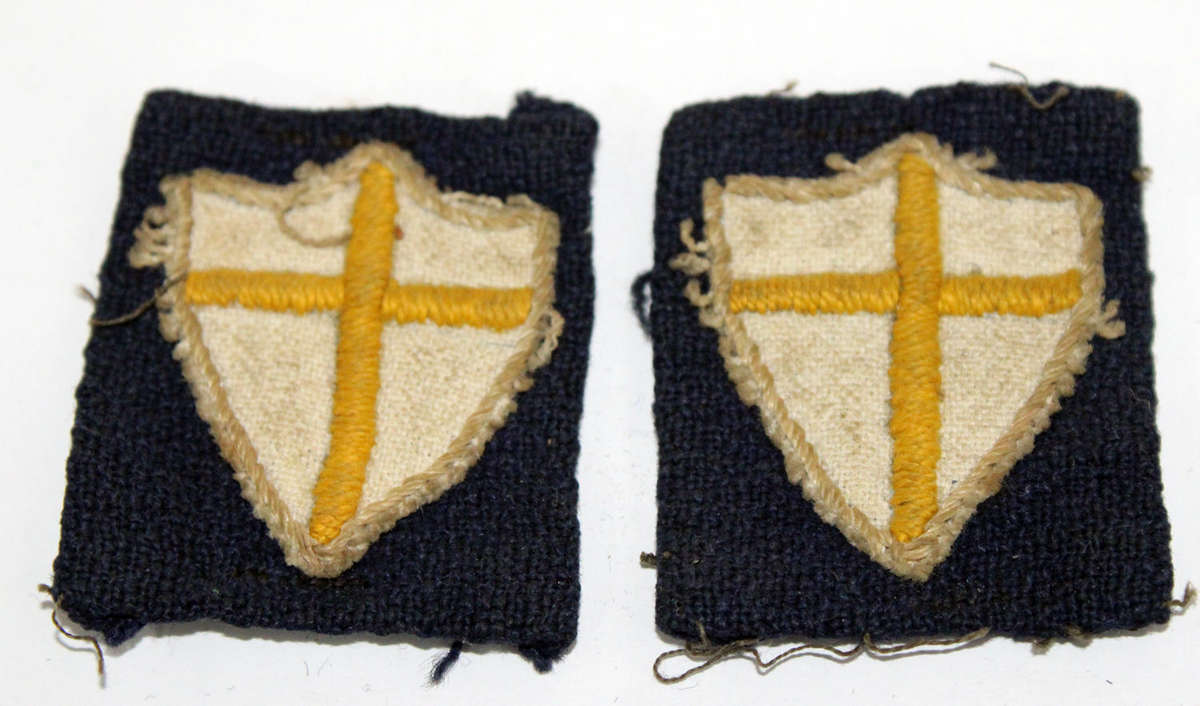 WW2 8th Army pair of patches