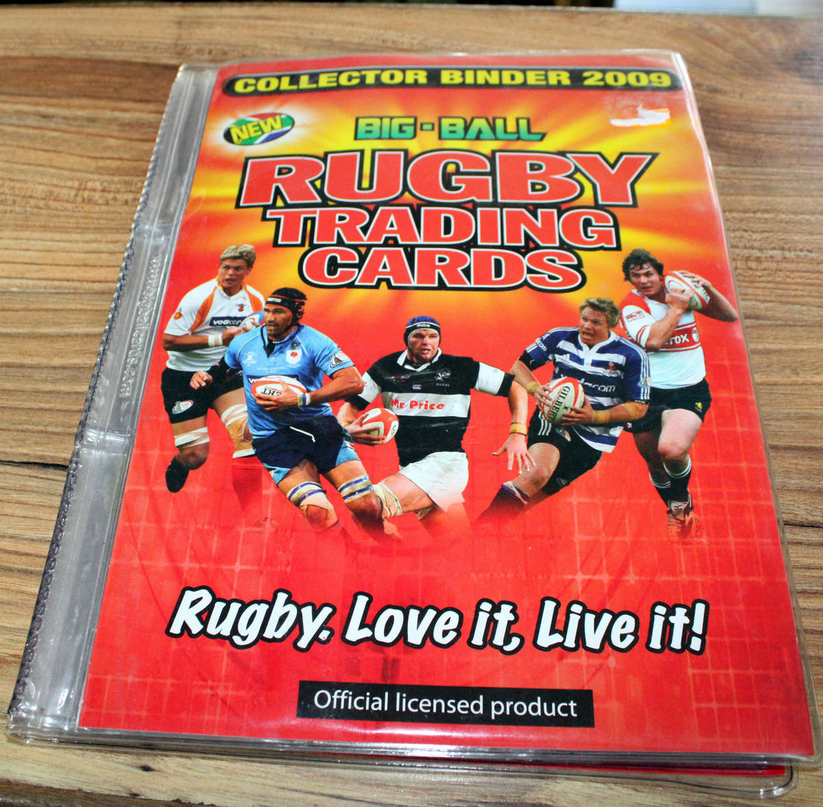 Big Ball Rugby cards album with over 100 cards