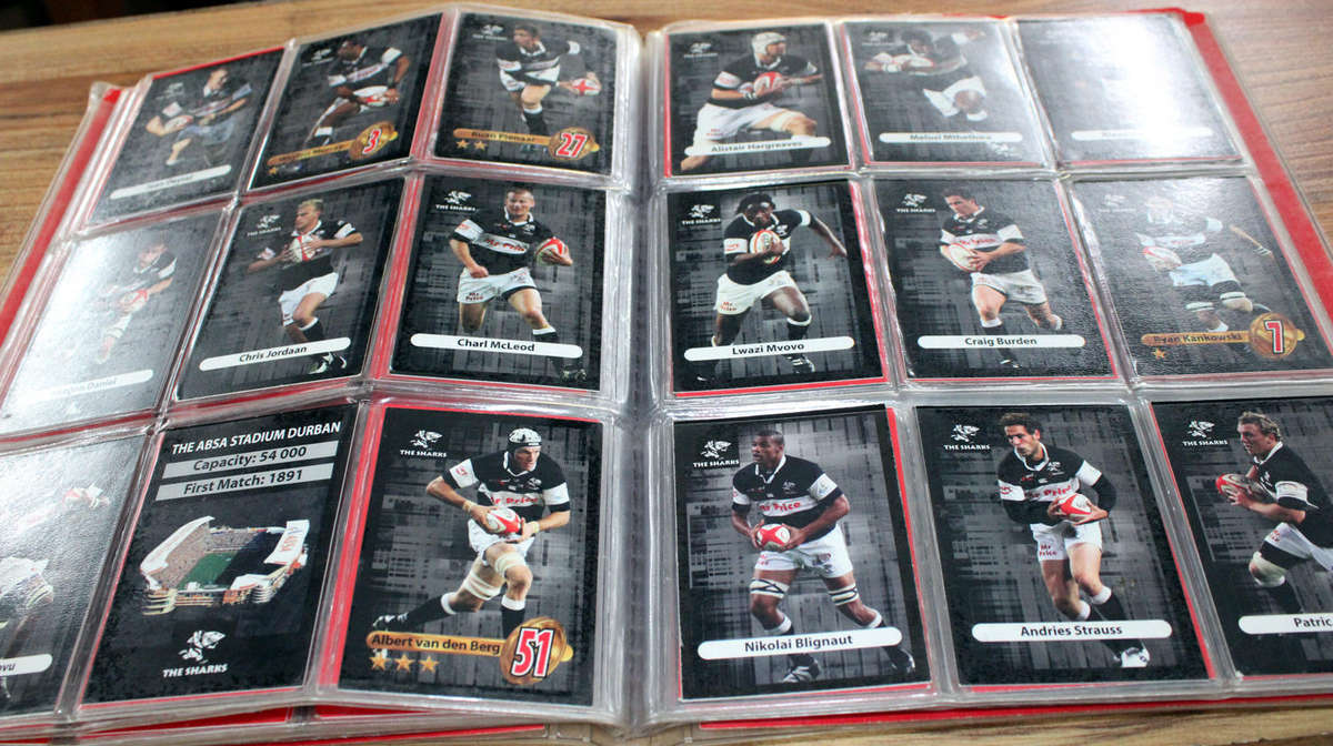 Big Ball Rugby cards album with over 150 cards