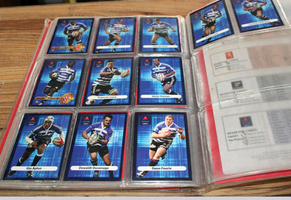 Big Ball Rugby cards album with over 150 cards