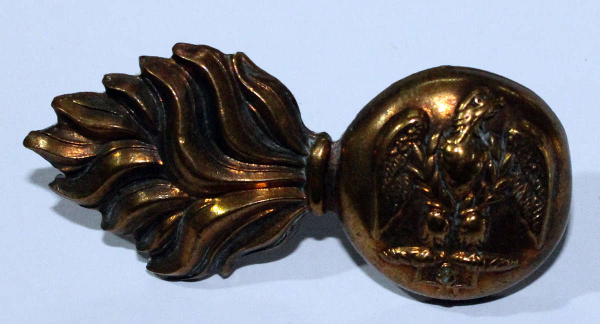 Irish Fusiliers collar badge