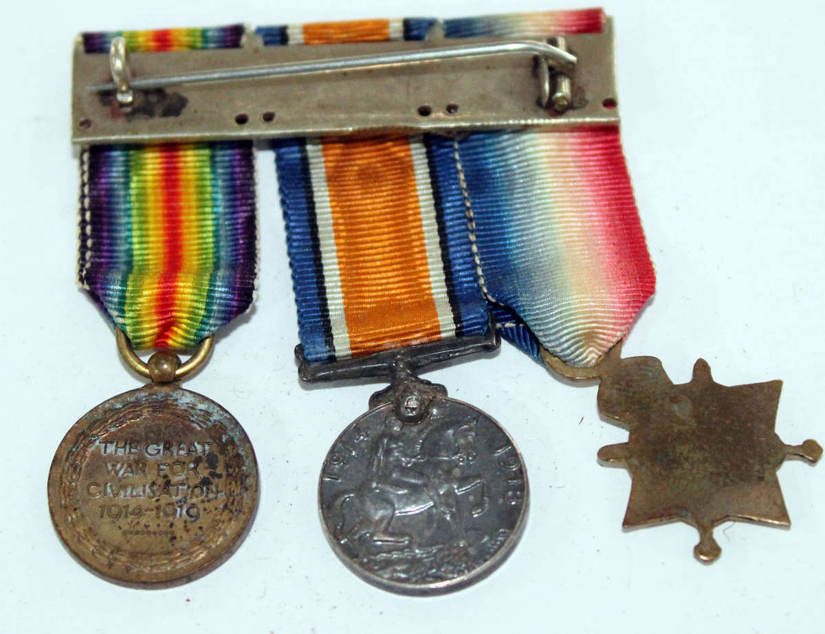 WW1 miniature medal trio