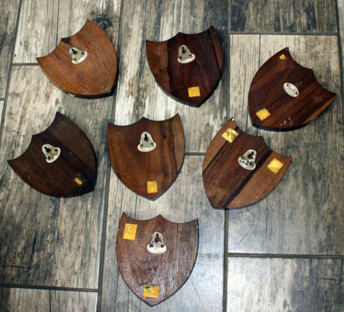 Original Rhodesian operational areas plaque set