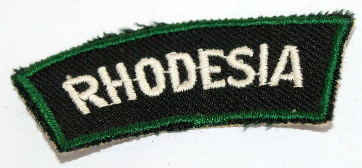 Rhodesian Army cloth title