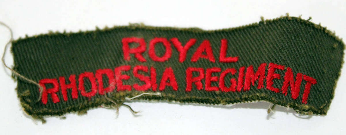 Royal Rhodesia Regiment cloth title