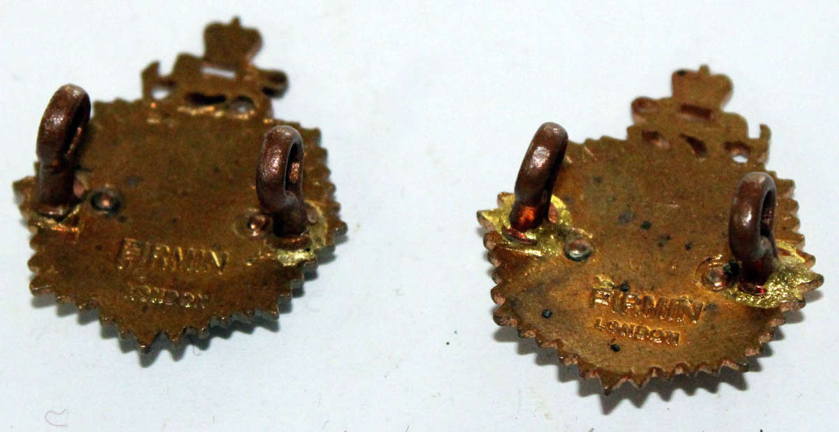 Rhodesia and Nyasaland Army Service corps facing collars