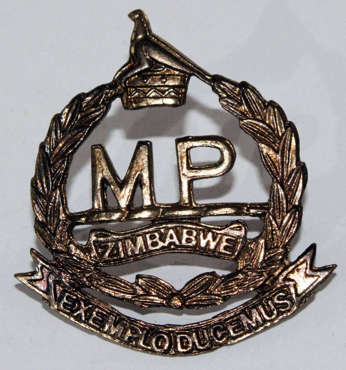 Zimbabwe Military police cap badge