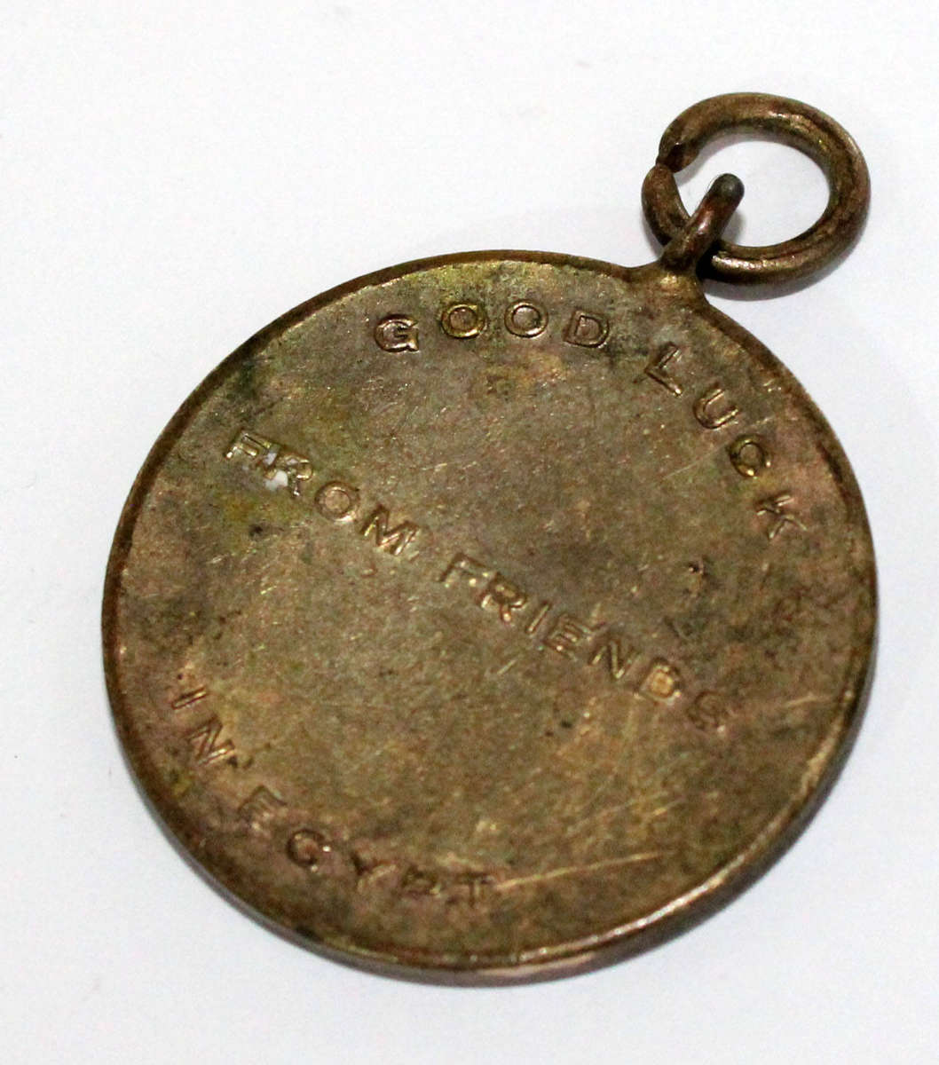 Egypt 1943 Good luck medallion