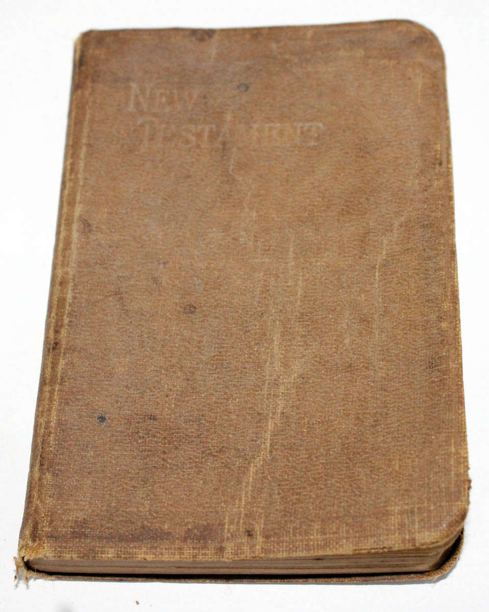 WW1 Bible named to a South African soldier