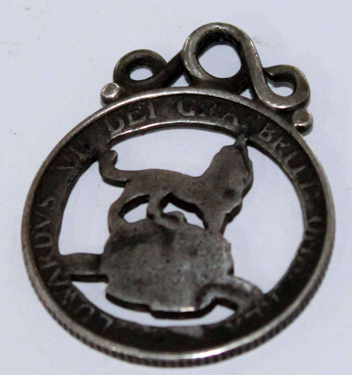 Trench art 1 shilling coin