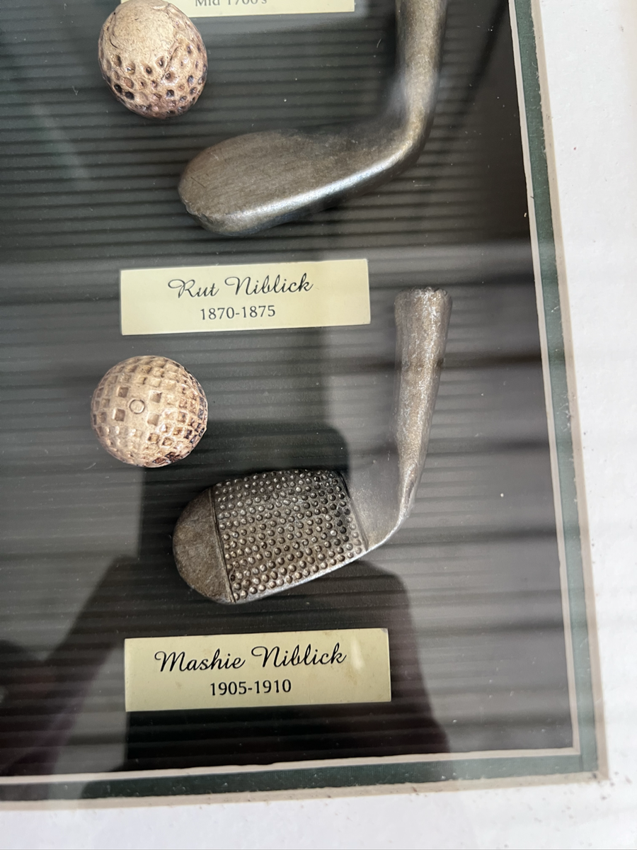 Vintage golf picture frame