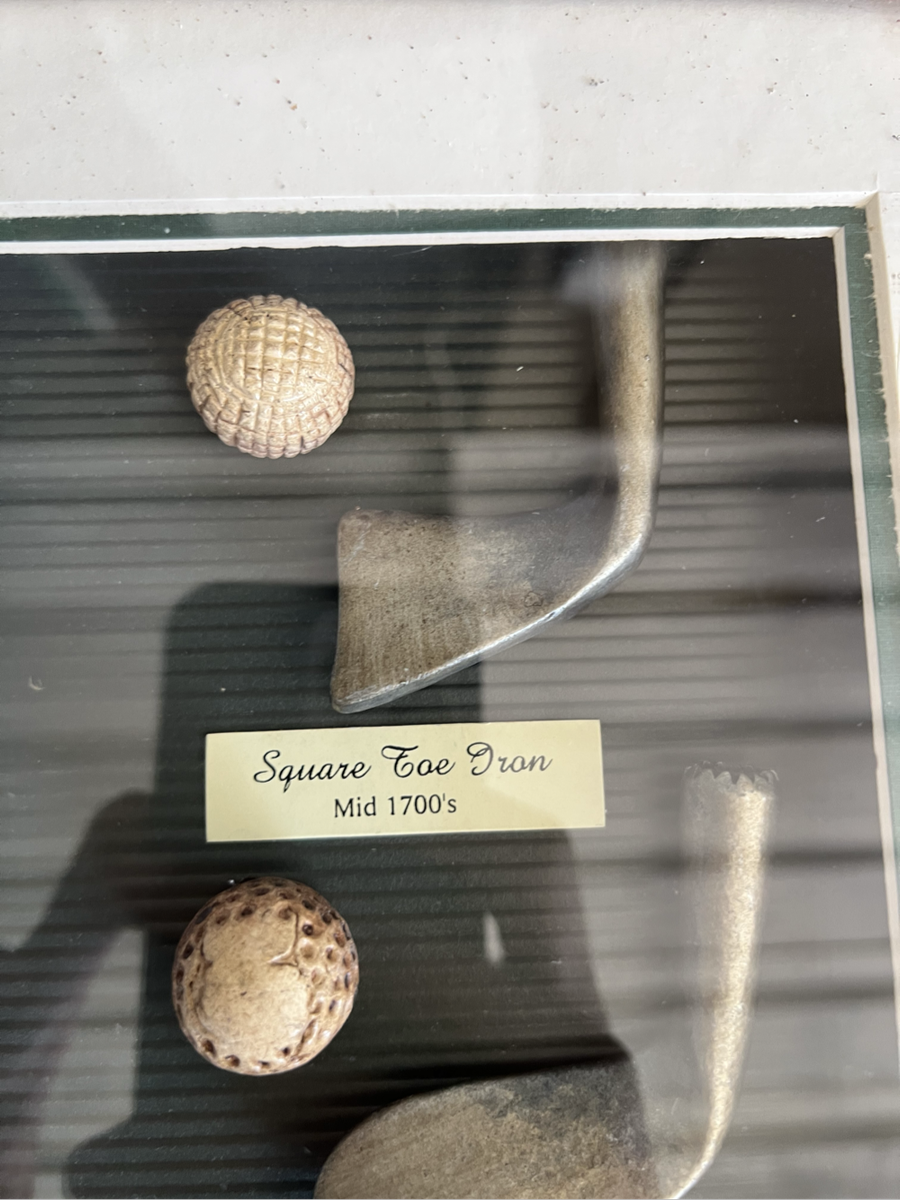 Vintage golf picture frame
