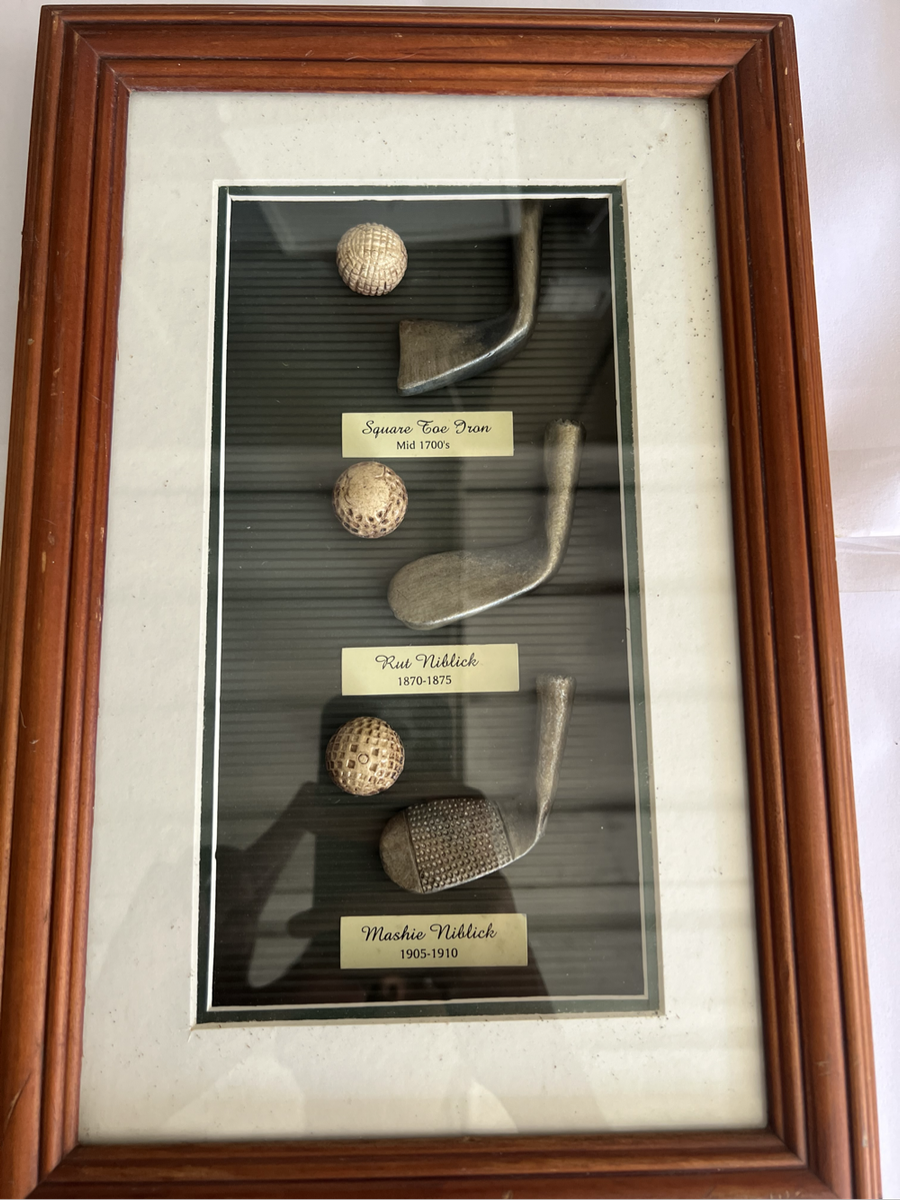 Vintage golf picture frame