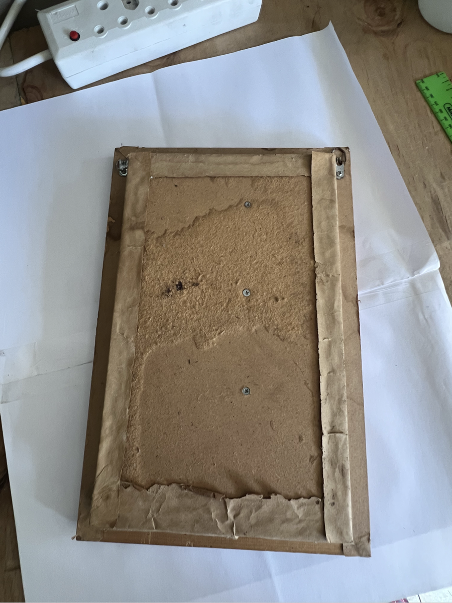 Vintage golf picture frame