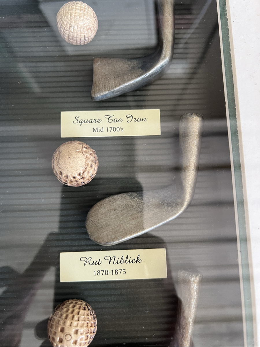 Vintage golf picture frame