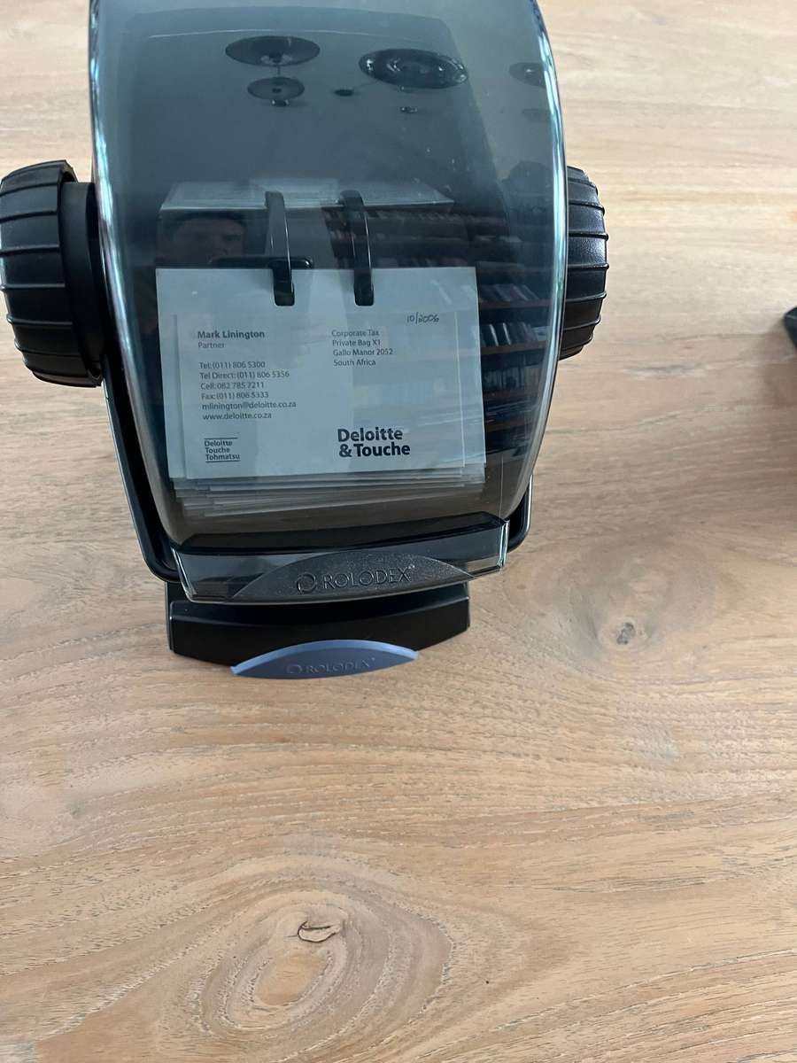 Rolodex business card holder
