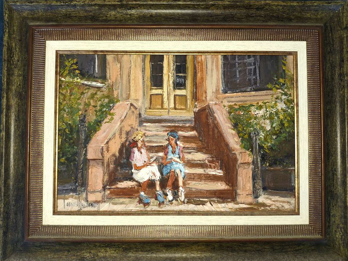 CORNE' WEIDEMAN - "TWO GIRLS ON THE STEP"