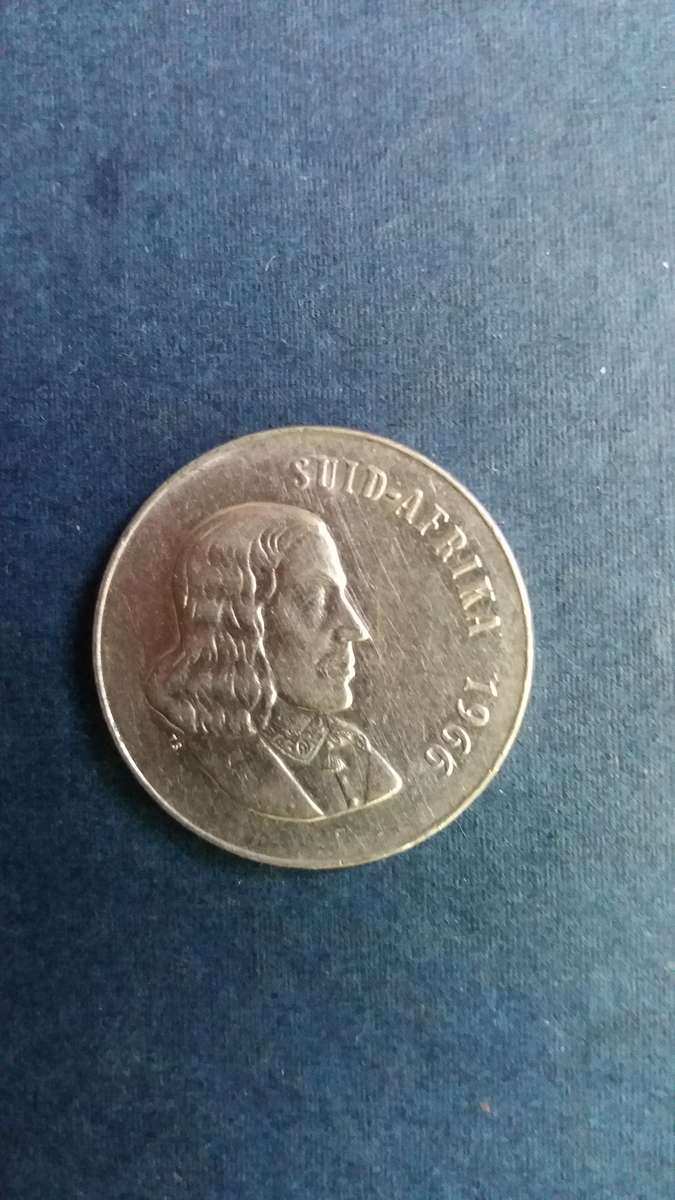 South Africa 1966 50 cents Afrikaans
