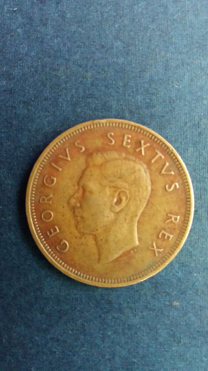 South Africa 1952 1 penny