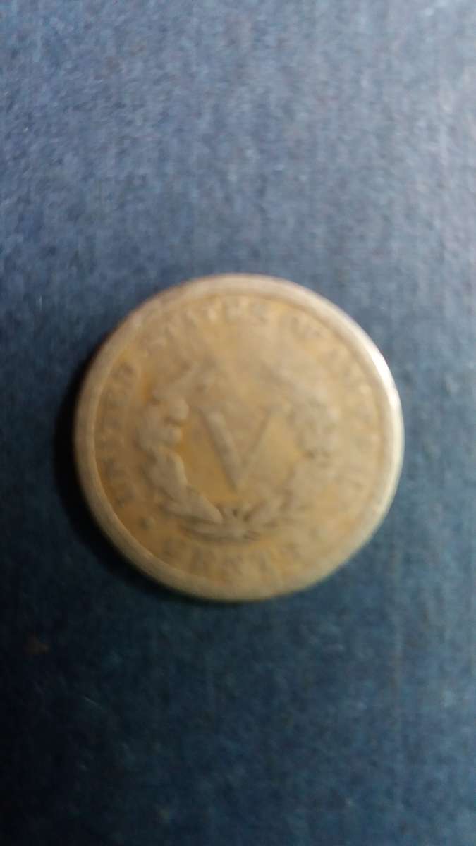 United States of America 1906 "V" 5 cents  * Liberty Nickel*