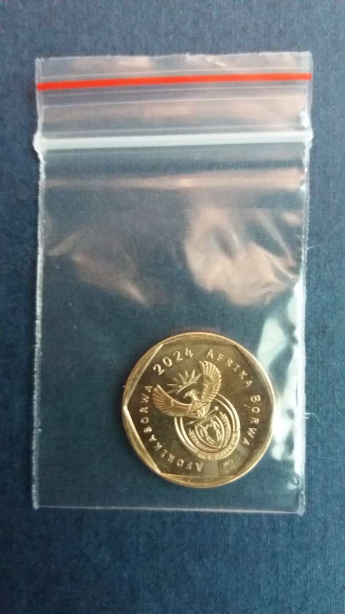 South Africa 2024 50 cent * Condition AU/UNC*  4th Decimal Series