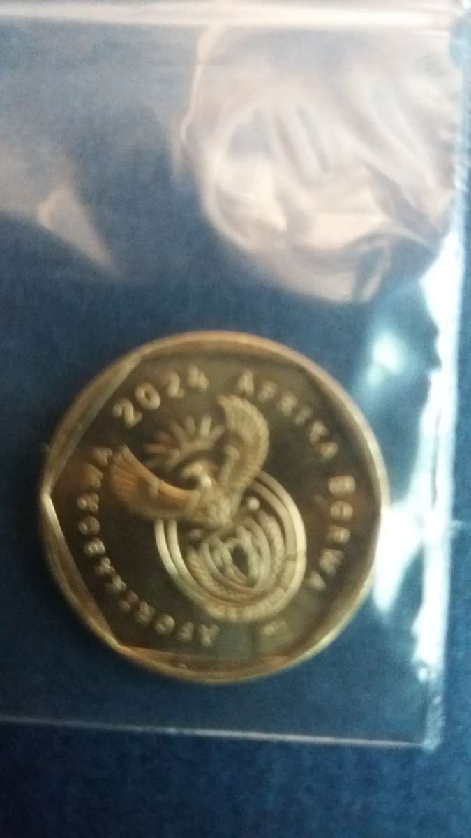 South Africa 2024 50 cent * Condition AU/UNC*  4th Decimal Series