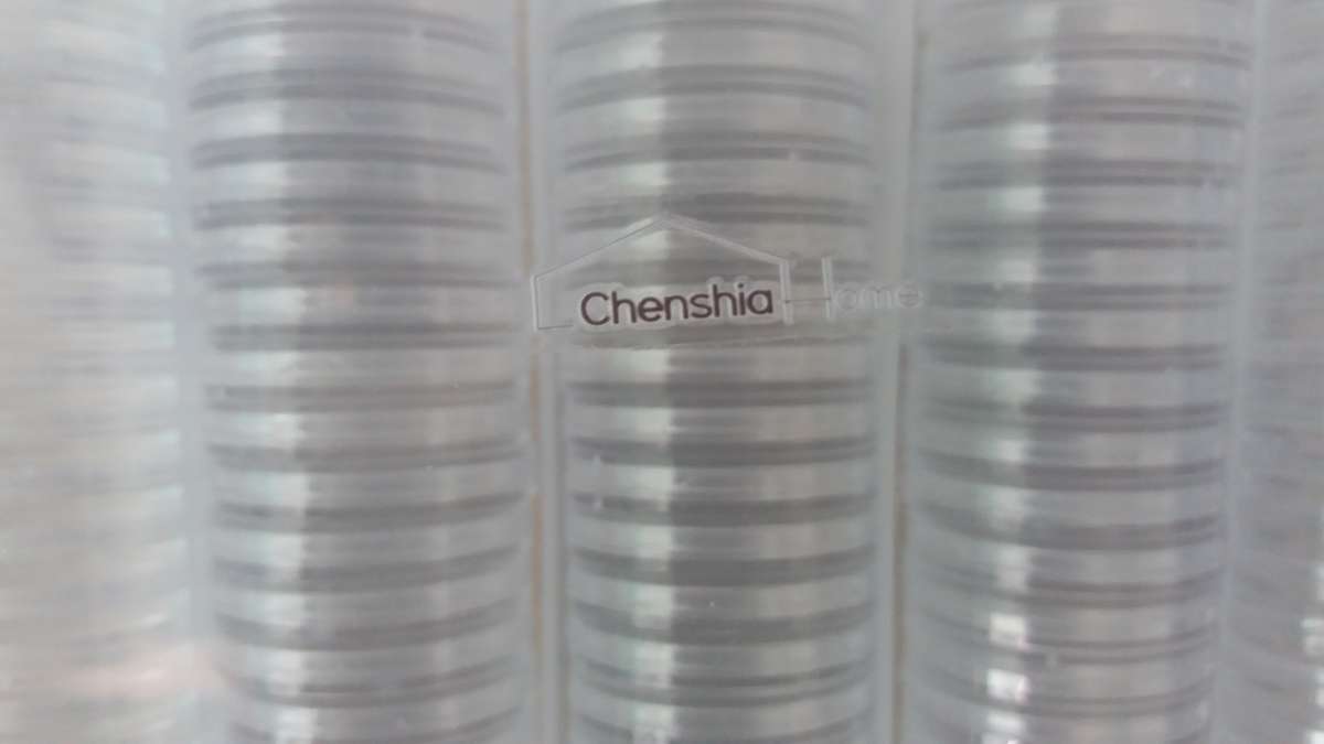 Coin collection protection storage box with 100 coin capsules size 27/30 mm