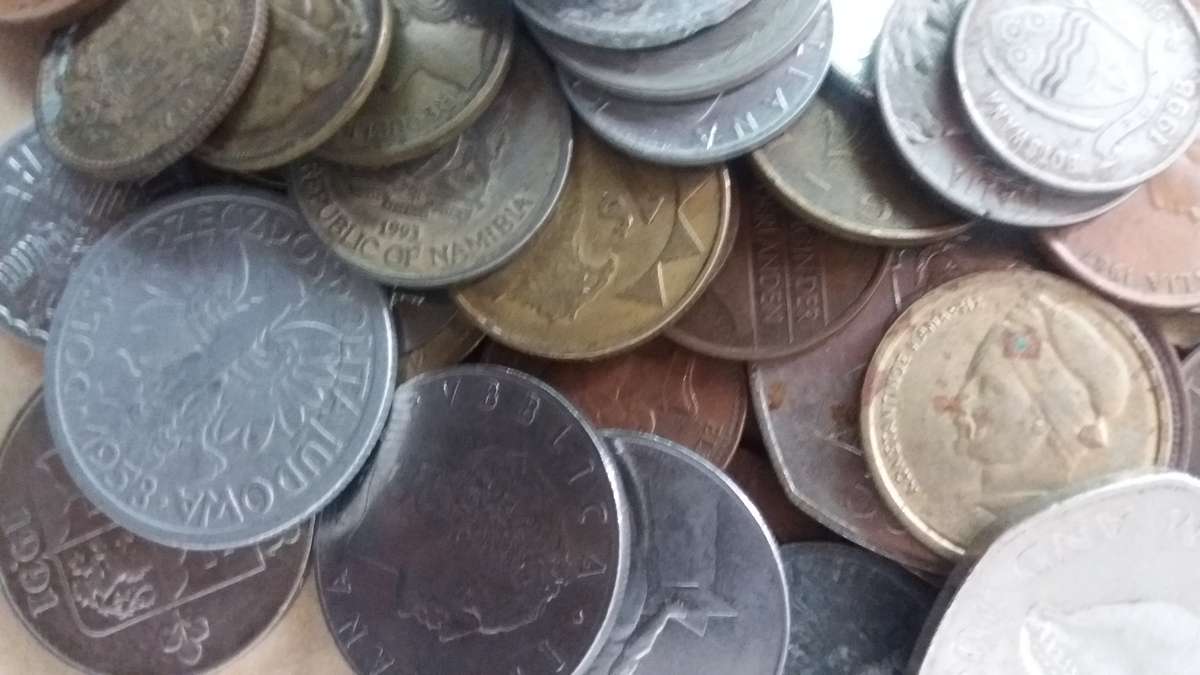 World Mix Coins - lot of 150 coins in total * No South African coins*