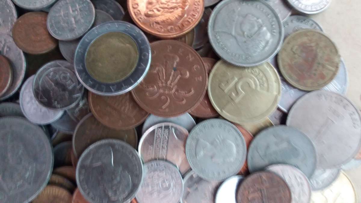 World Mix Coins - lot of 240 coins in total * No South African coins*